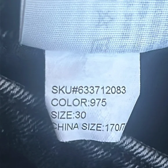 Abercrombie & Fitch Simone High Rise Slim Jeans Raw Hem Ankle Slit Black Size 30 - Picture 9 of 12